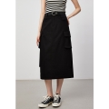 Cargo midi skirt